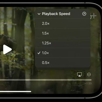 ios 16 playback speed menu