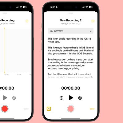 ios 18 notes app voice recording