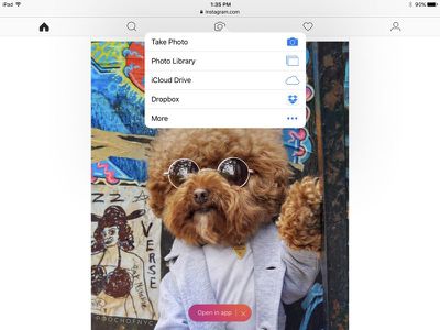 how to upload photos to instagram from ipad