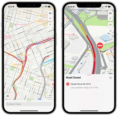 ios 15 traffic map What's new in the iOS 15 Maps App?