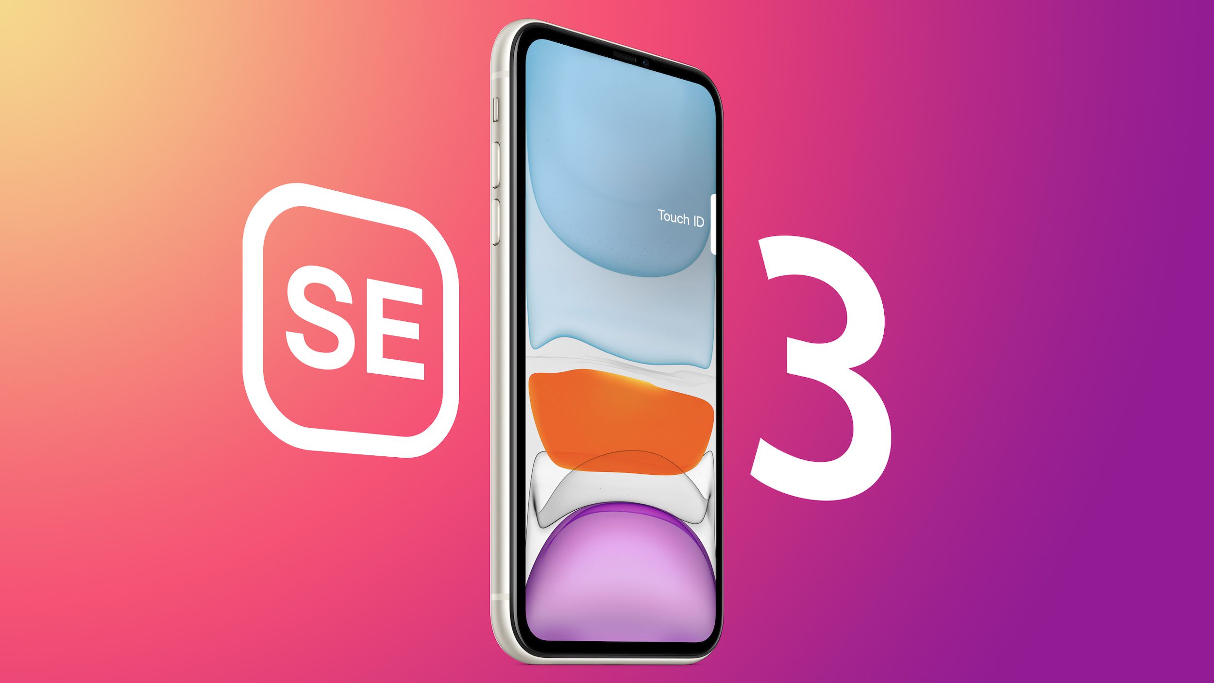 iPhone SE 3 Rumored to Feature iPhone XR Design With Touch ID and Be ...