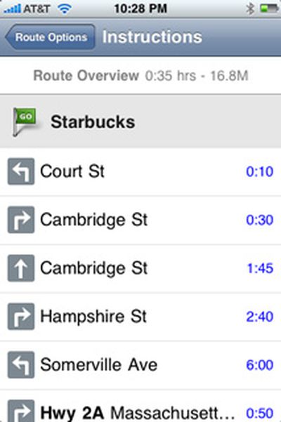 165911 tomtom route instructions