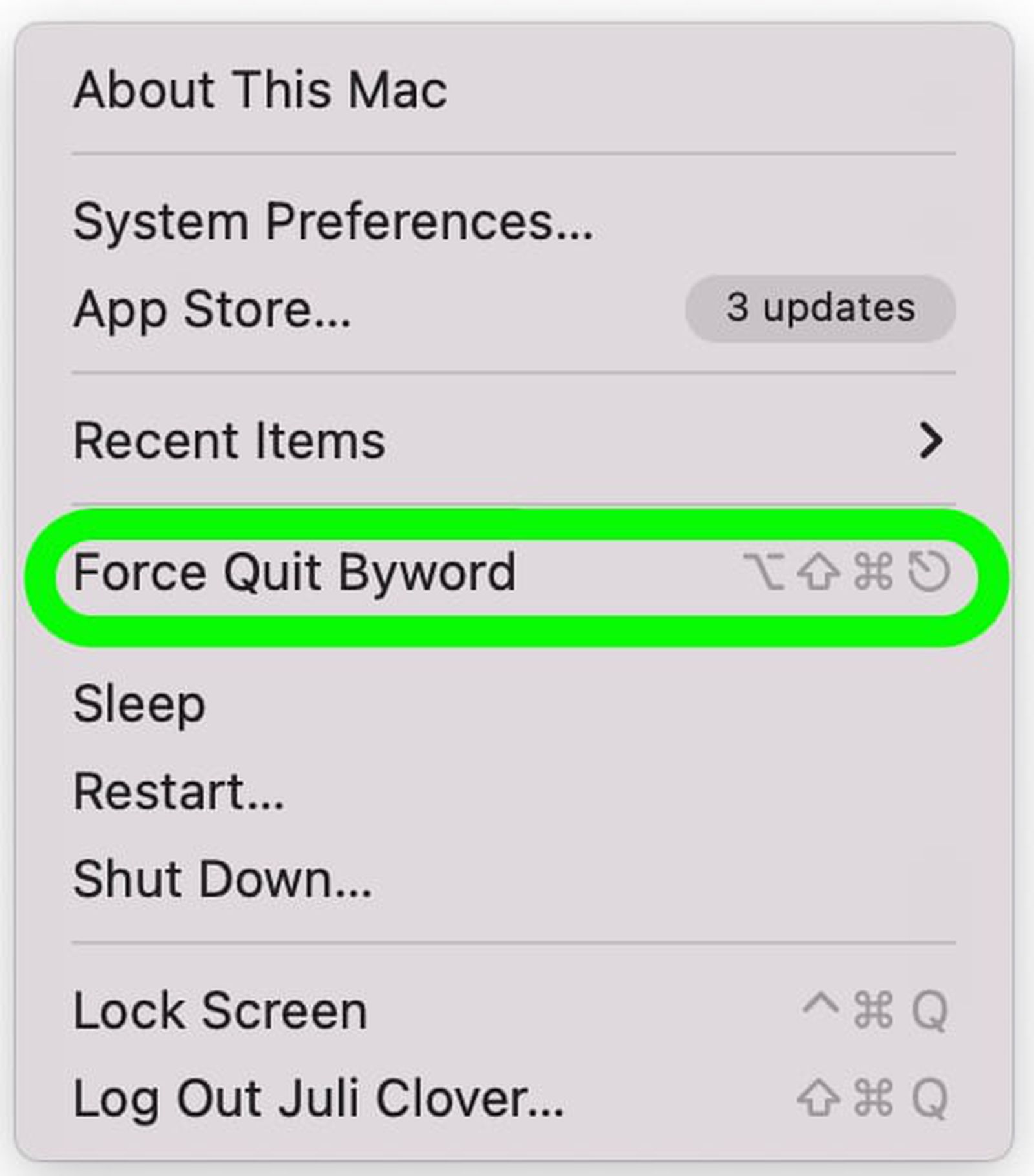 How to Force Quit a Frozen Mac App - MacRumors