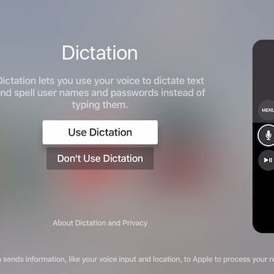 tvos dictation