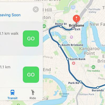 apple maps transit brisbane