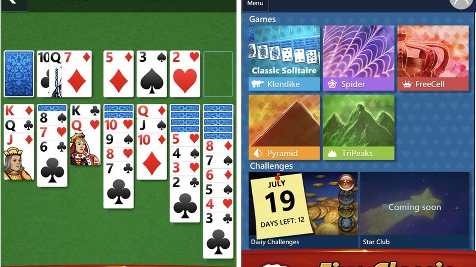 free solitaire game download mac