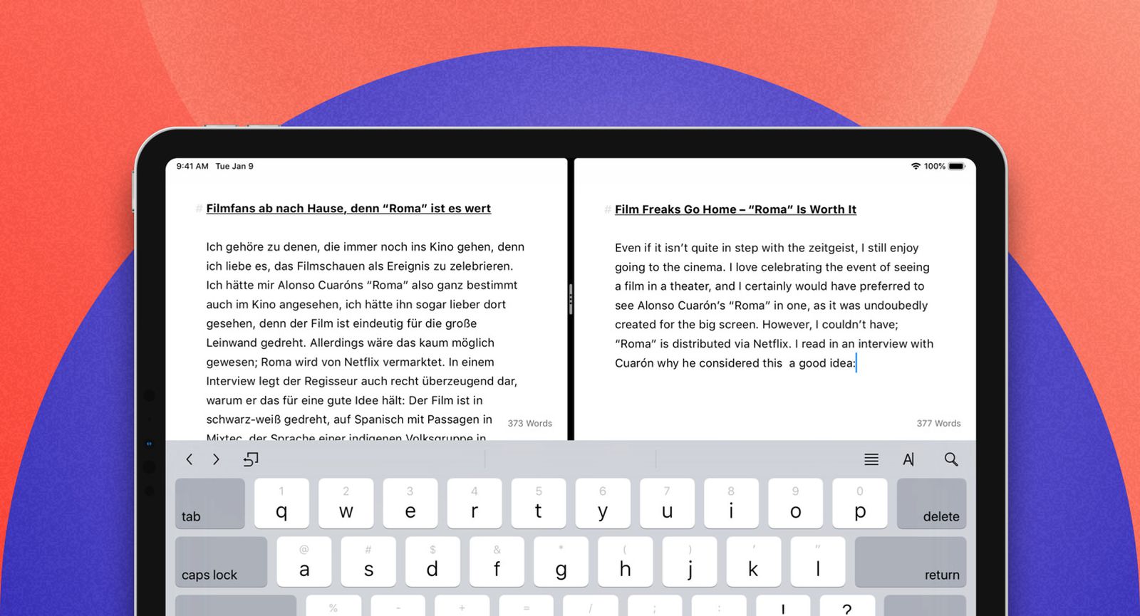 Ulysses Gains Native iPad Editor Split View and Ghost Publishing ...