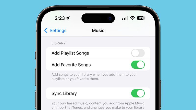 iOS 17.2 beta 3 mang tới tùy chọn thêm bài hát vào Thư viện nhạc của ứng dụng Apple Music