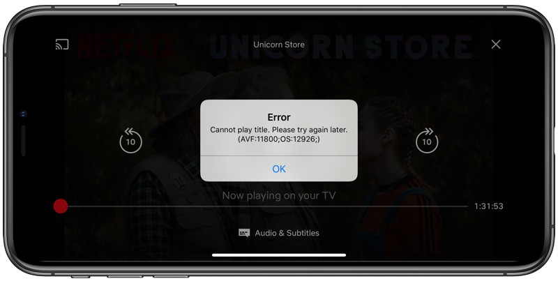 Netflix App For Ios No Longer Supports Airplay Because Of