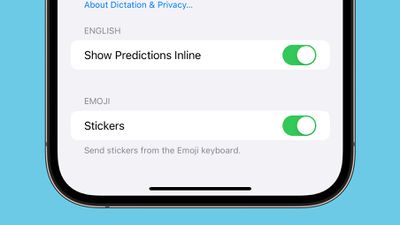 keyboard inline predictions