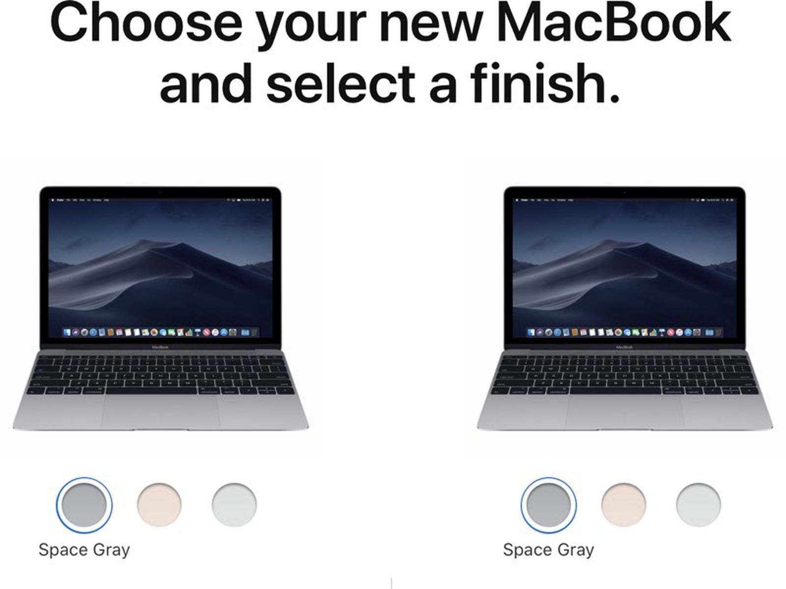 Apple Quietly Eliminates Rose Gold 12-Inch MacBook - MacRumors