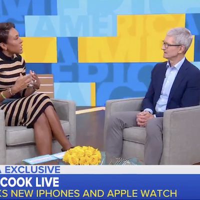 tim cook gma image