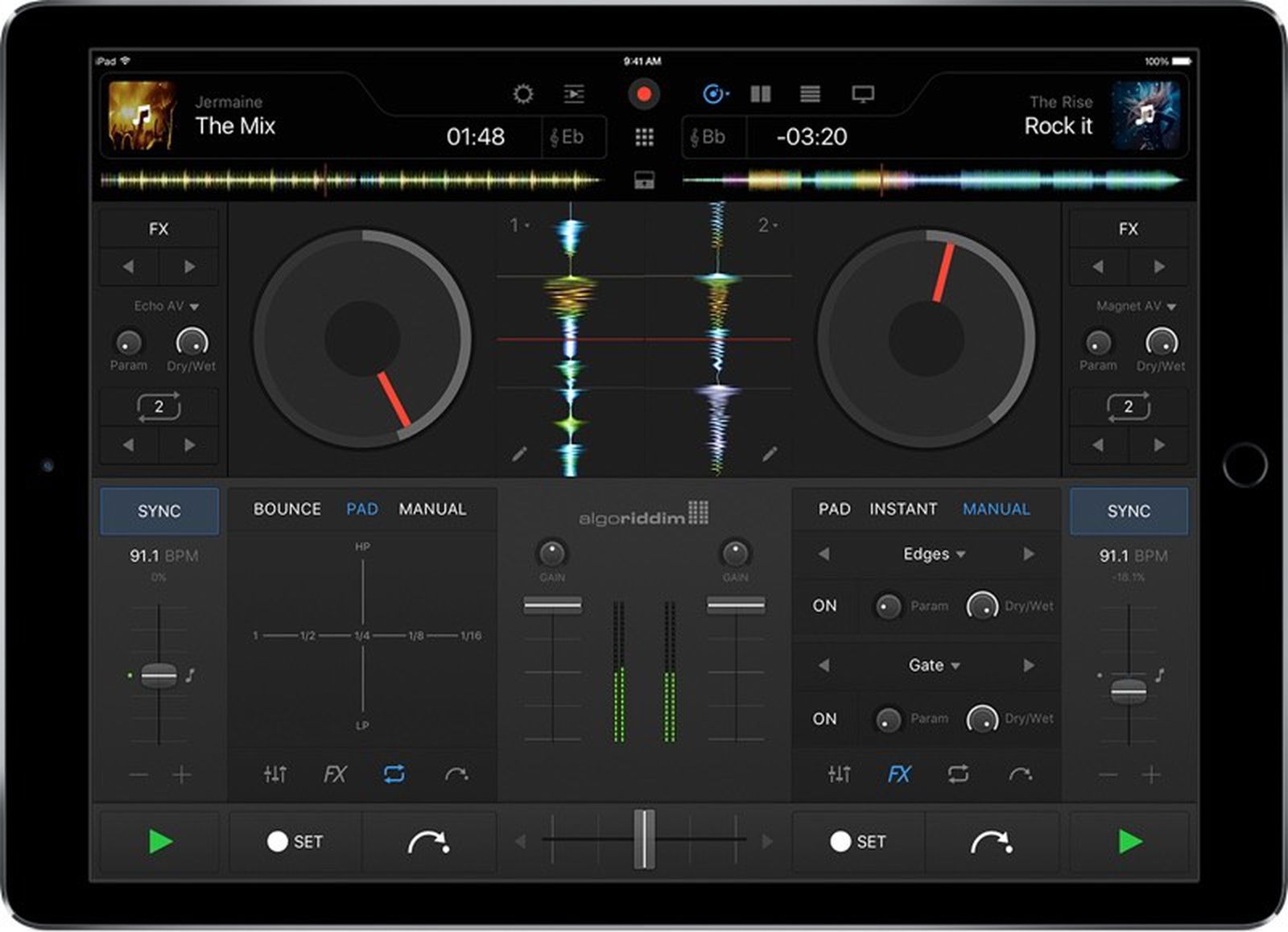 New 'djay Pro' App for iPad Brings Redesigned Interface, Powerful Mixing Tools, and More - MacRumors