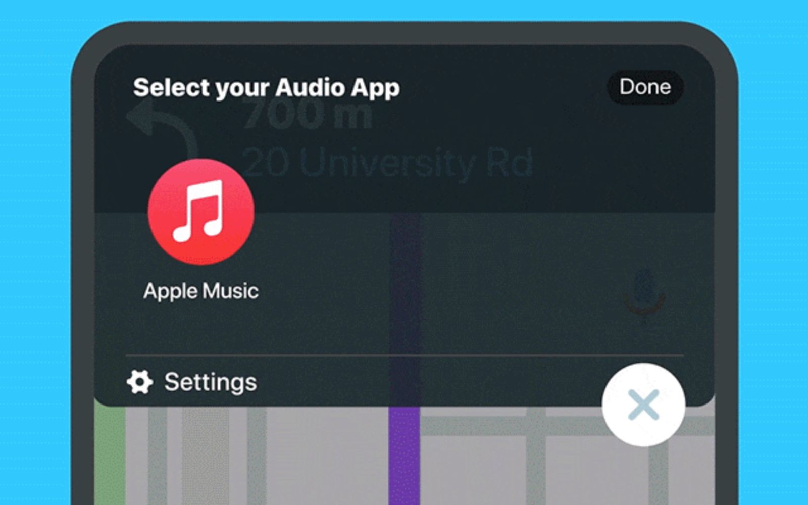 photo of Apple Music Now Available via Waze image