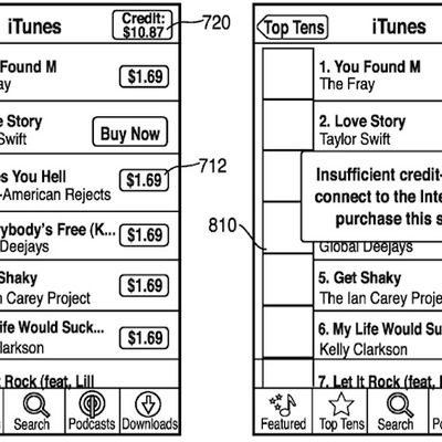 itunes offline purchase patent