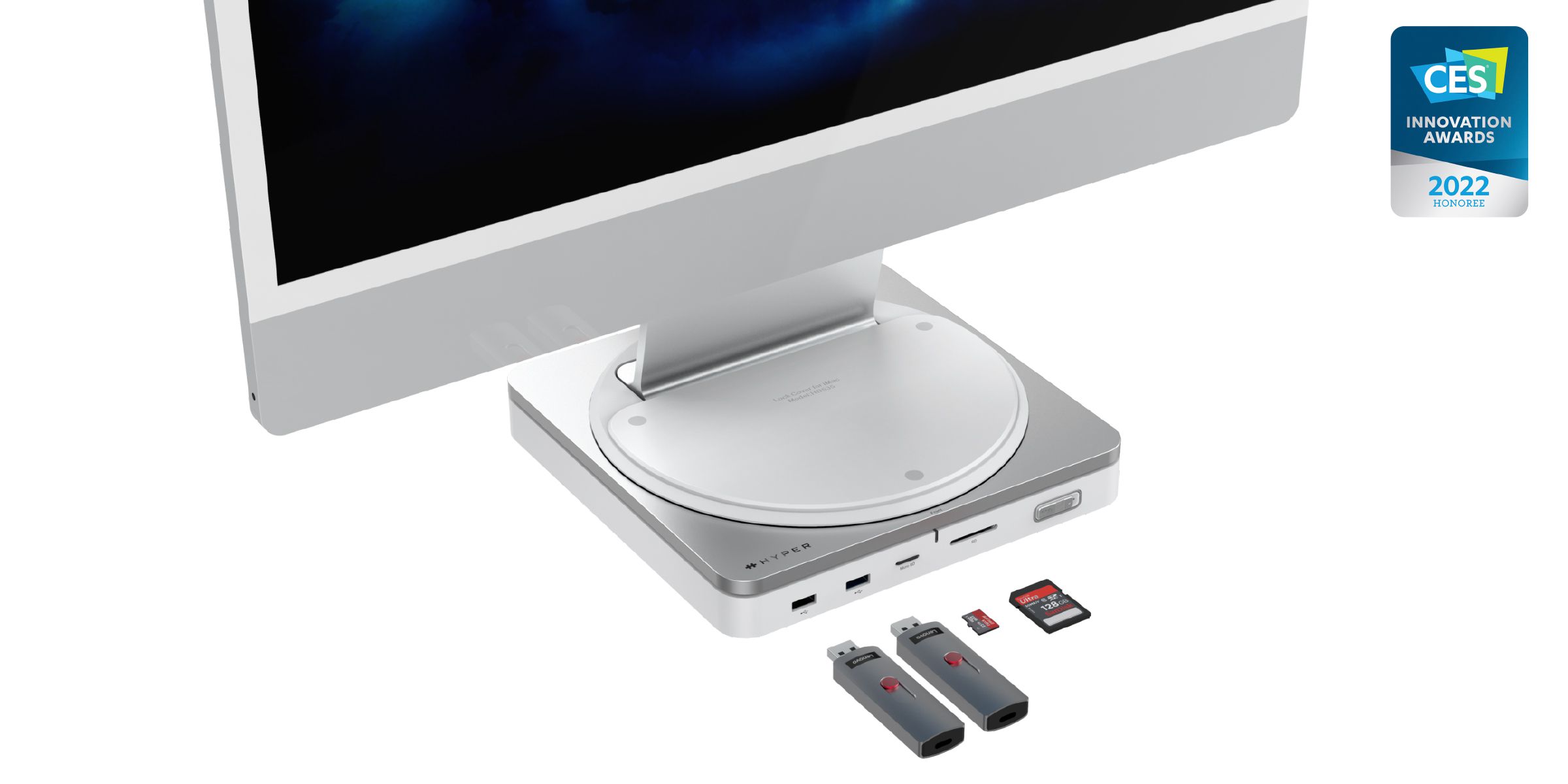 CES 2022: Hyper Announces 360-Degree Swivel Dock for 24-Inch iMac and ...