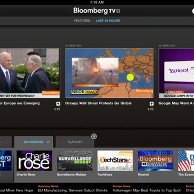bloomberg tv ipad