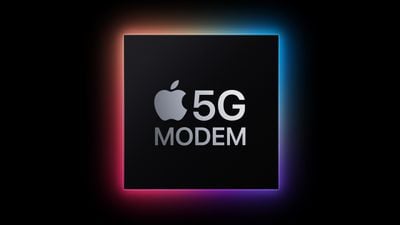 Función de módem 5G de Apple