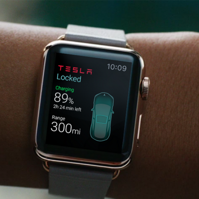Tesla Apple Watch App
