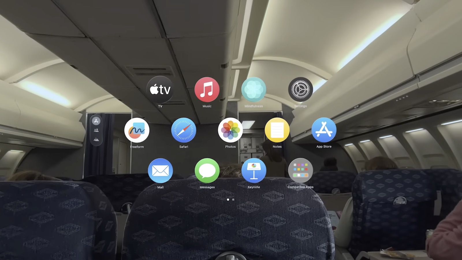 Apple Vision Pro verfügt über einen Reisemodus für ein besseres Flugerlebnis