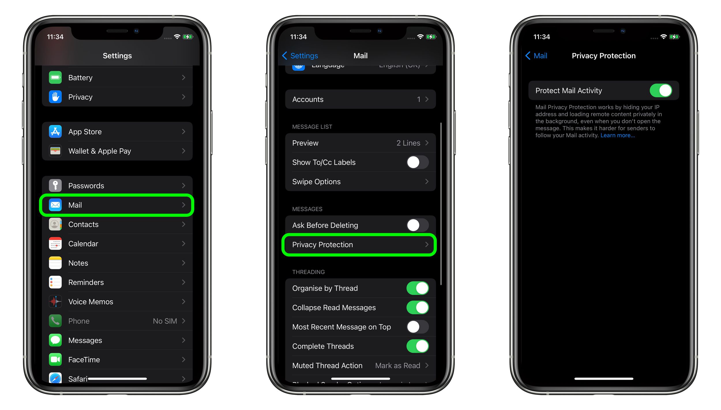 iOS 15 How to Prevent Emails From Tracking You With Mail Privacy