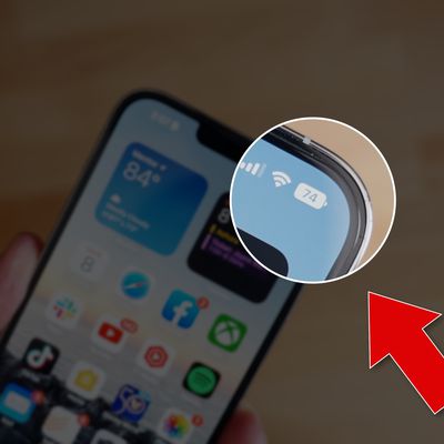 iOS 16 battery percentage