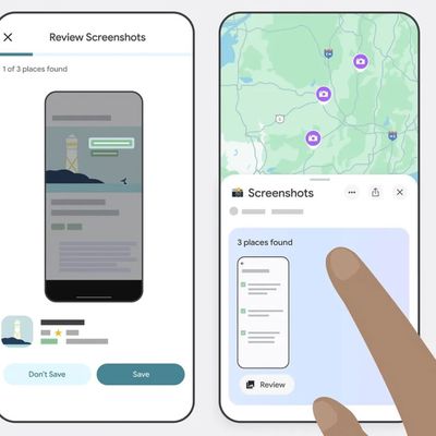 google maps save screenshots