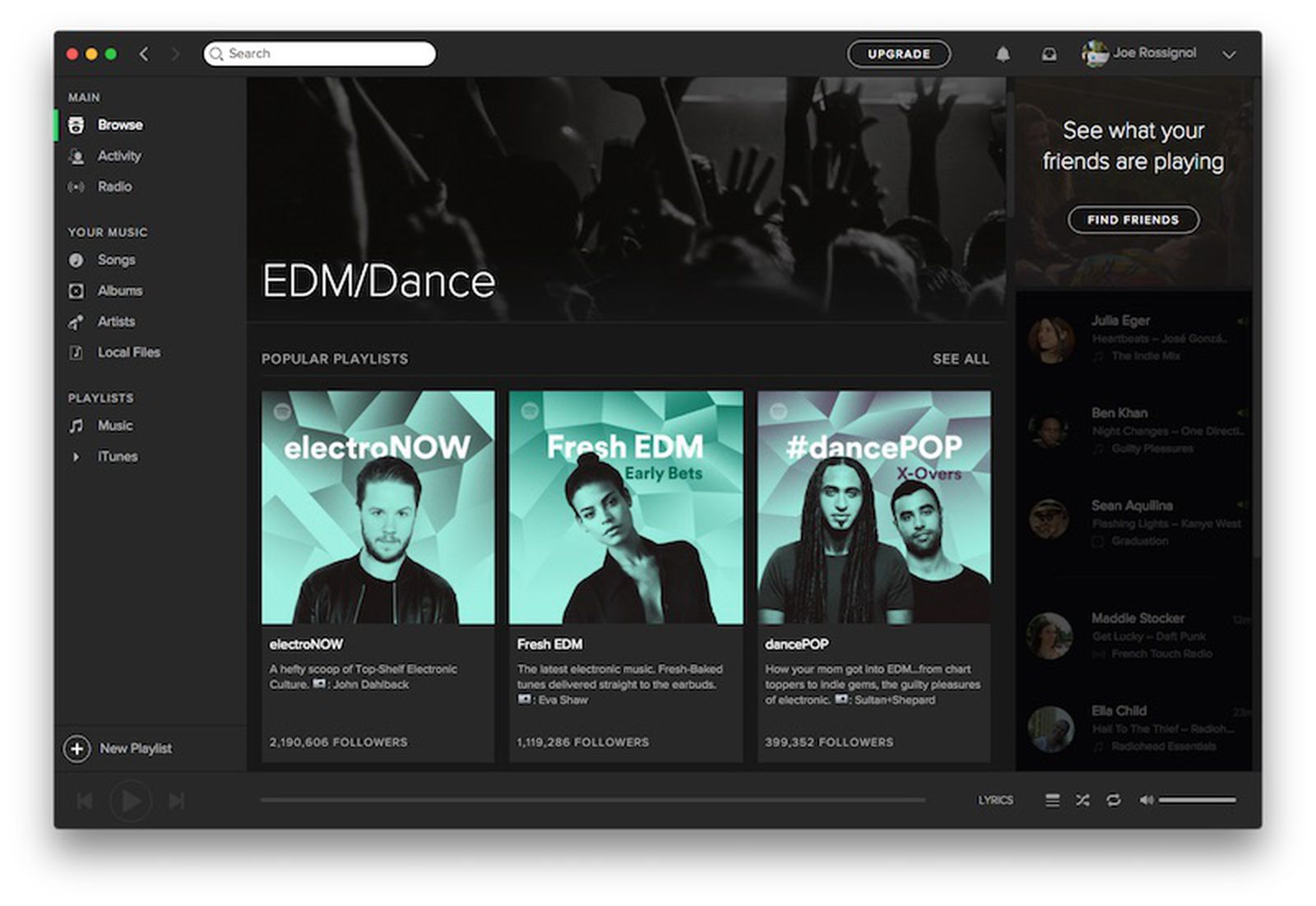 spotify download for mac os x 10.11