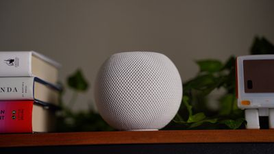 homepod mini on shelf