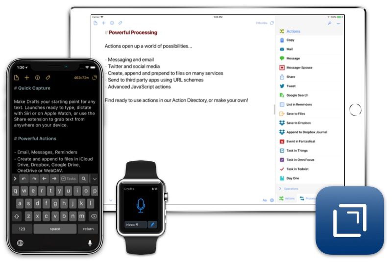 Drafts 5 Overhauls Note-Taking App With New Themes, Editor Options and ...