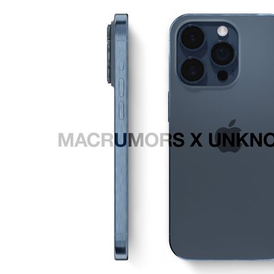 iPhone 15 Pro Blue Side and Back 2