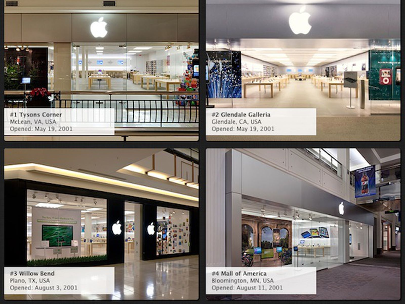 All 4 Apple Stores in Minneapolis