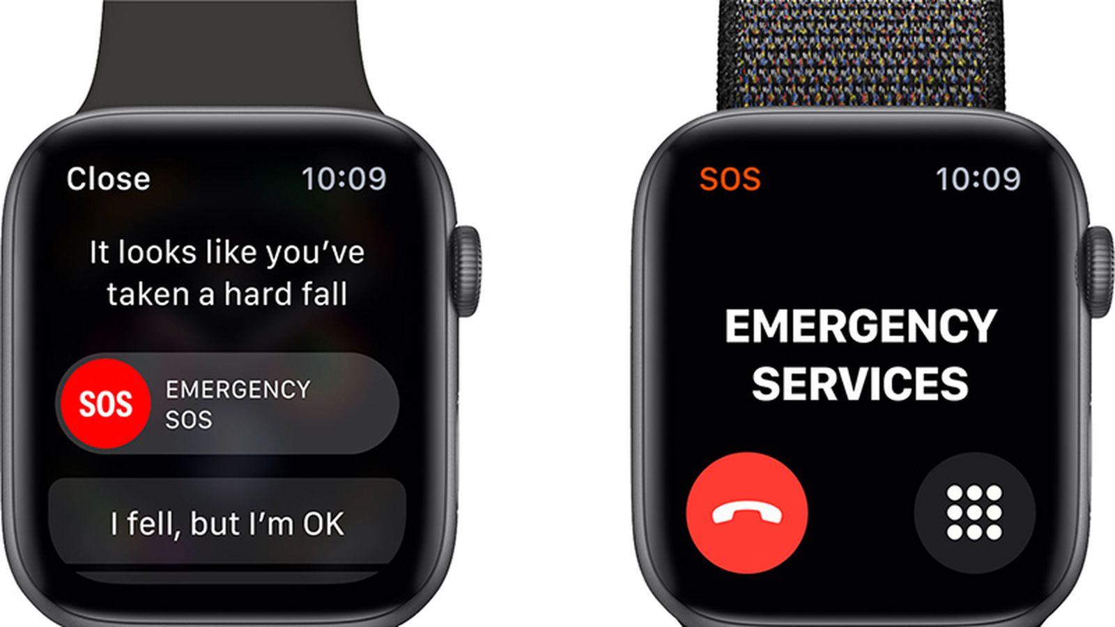 Does apple watch series 2025 3 have hard fall detection