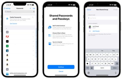 shared passwords for ios 17