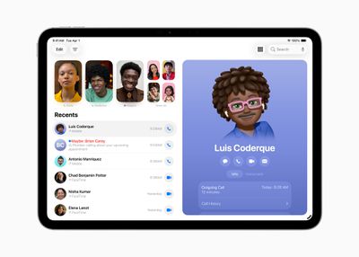 iPadOS 26 Phone App