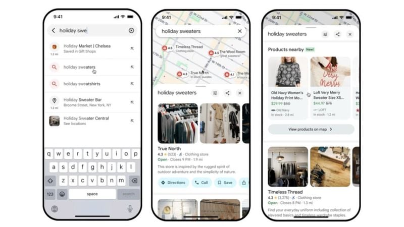 Google Holiday Collection Google Maps Can Now Help You Find Last-Minute Holiday Gifts - MacRumors