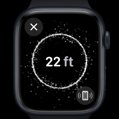 apple watch S9 precision finding iphone 15