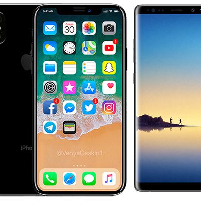 galaxy note 8 iphone 7row mockup