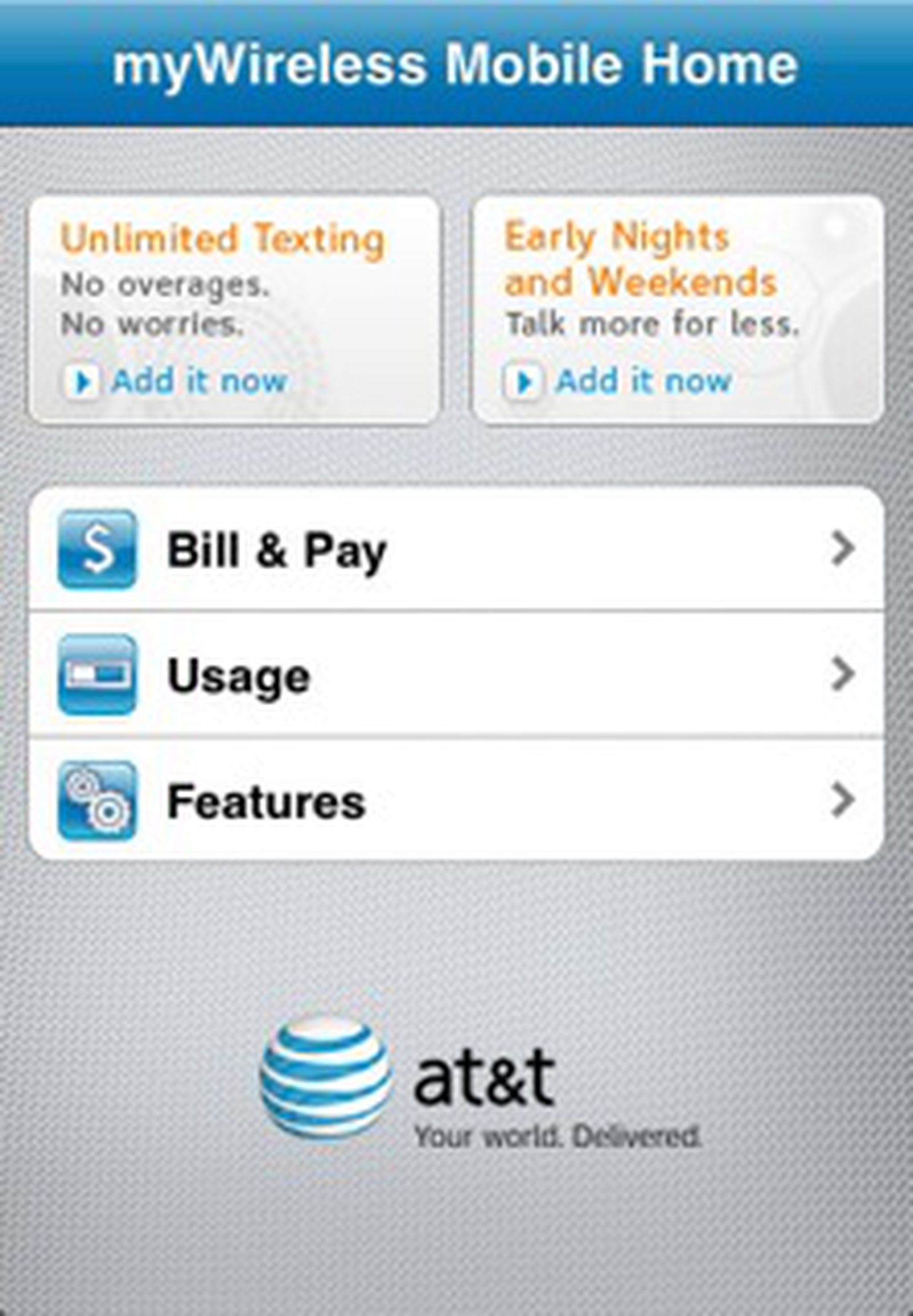 'AT&T myWireless Mobile' Allows iPhone Users to Manage AT&T Wireless ...
