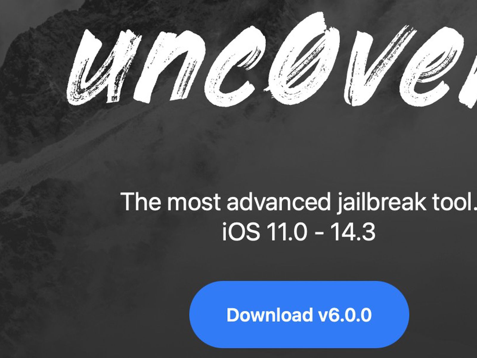 Jailbreak Tool Unc0ver 6 0 0 Released With Ios 14 3 Compatibility Macrumors