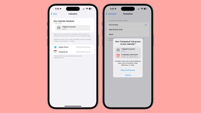 calendar app privacy ios 17