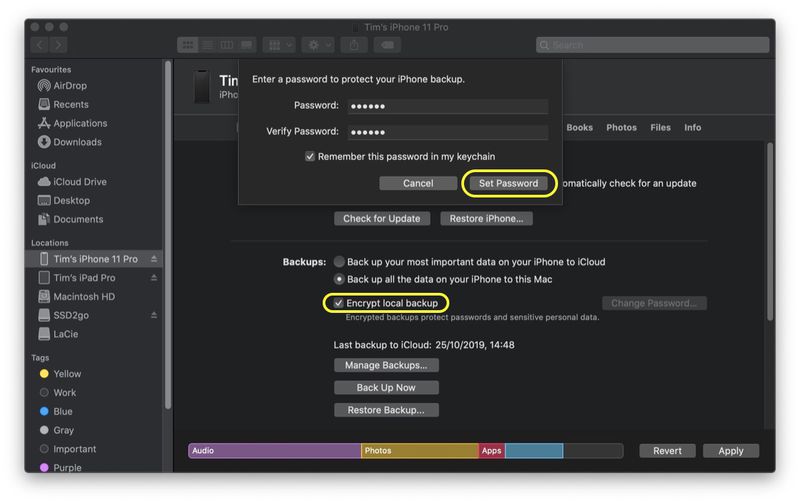 How to Back Up Your iOS Device on a Mac Running Catalina - MacRumors