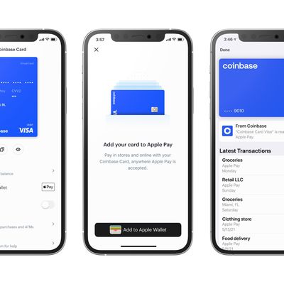coinbase apple pay