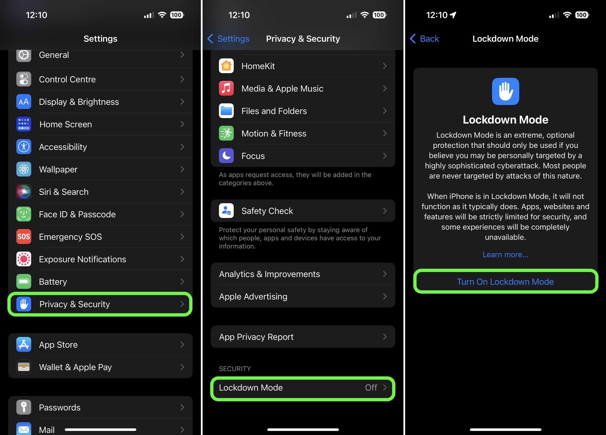 How to Enable Lockdown Mode for Heightened Security on iPhone and iPad