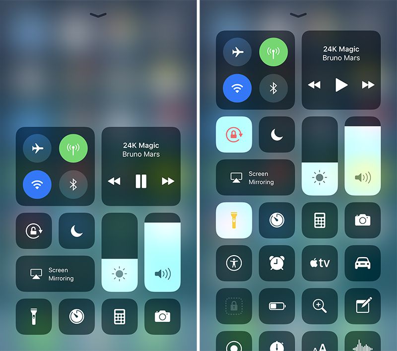 iOS 11 Preview: Control Center Gets Customizable With 3D Touch - MacRumors