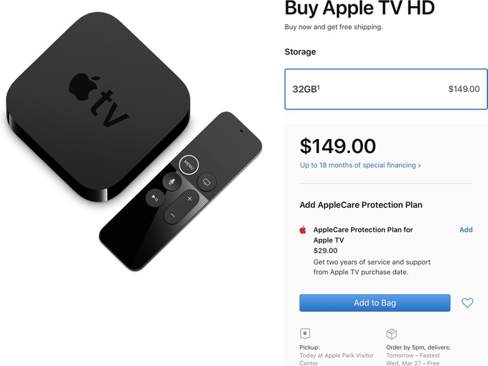 Fourth-Generation 1080p Apple TV Gets a New 'Apple TV HD' Name -