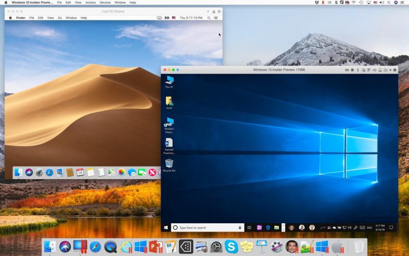 parallels desktop mac destination