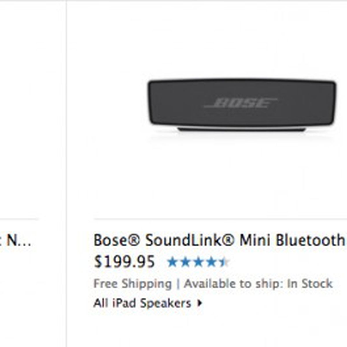 Apple best sale store bose