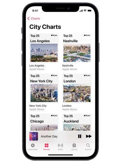 apple music city charts