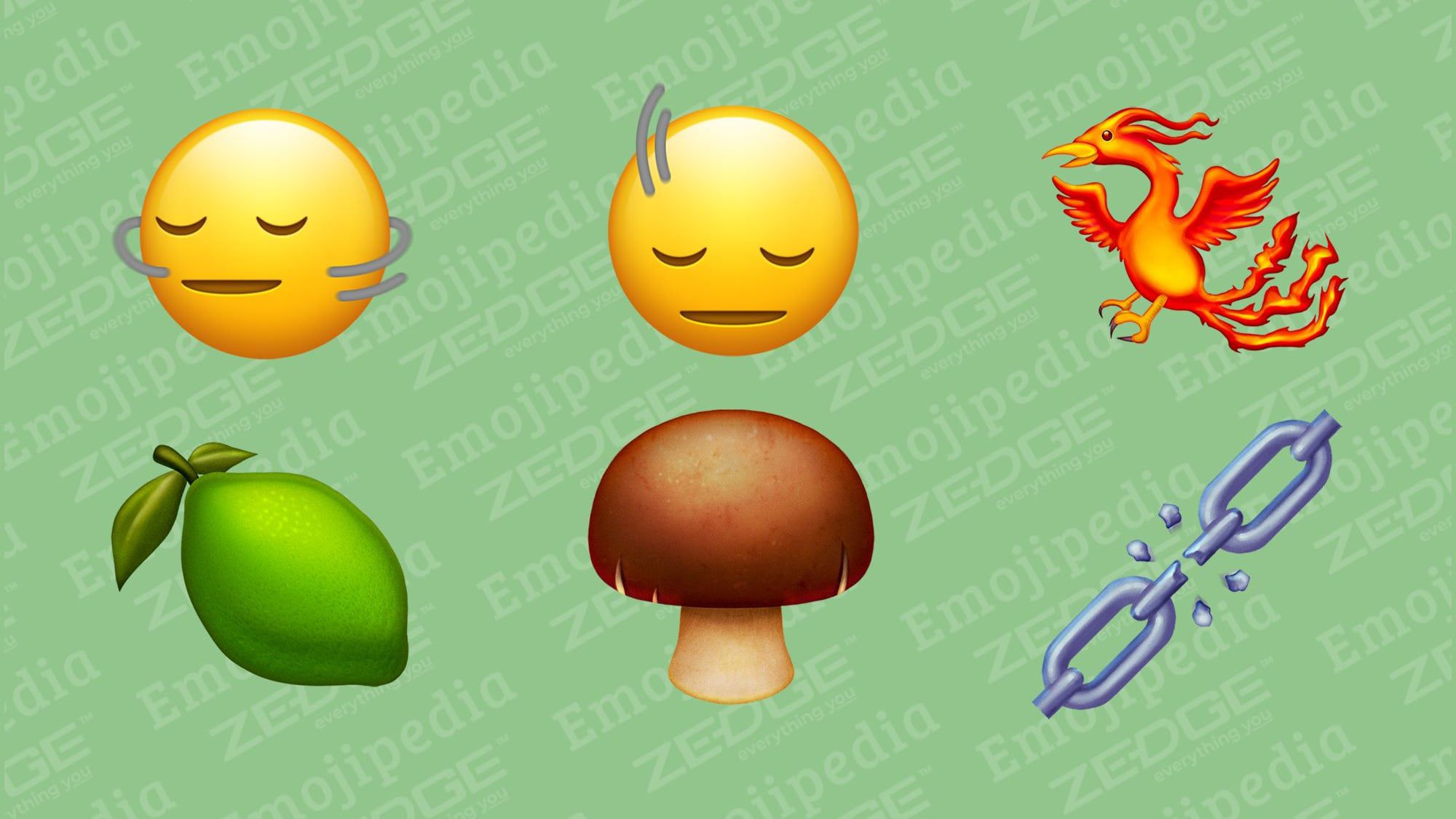 photo of Emoji Coming to Future iOS 17 Update Include Shaking Head, Brown Mushroom, Lime, Phoenix and More image